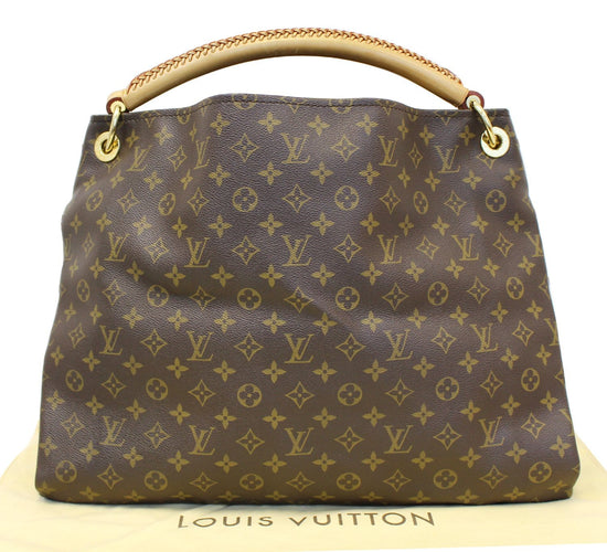Louis Vuitton Artsy Gm Brown Monogram Canvas Hobo Bag - MyDesignerly