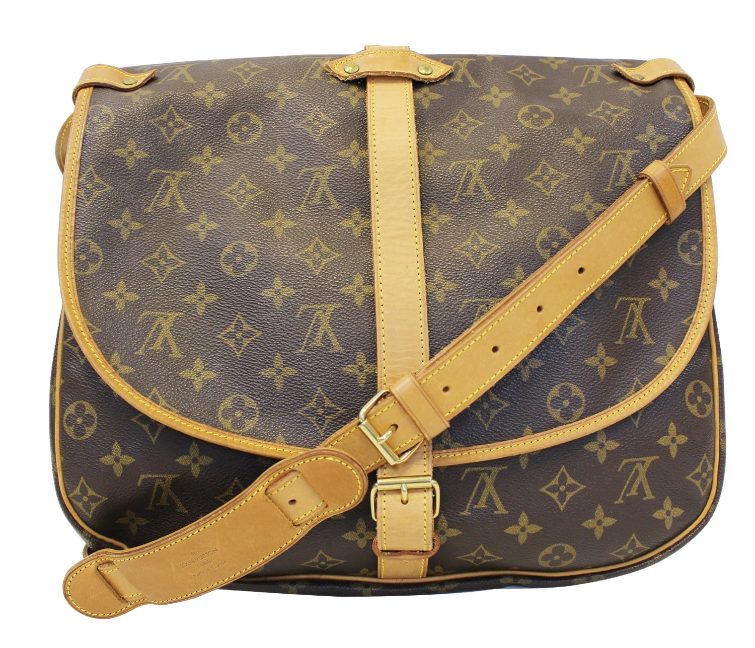 LOUIS VUITTON Made in France Paris Shoulder Messenger Bag Monogram