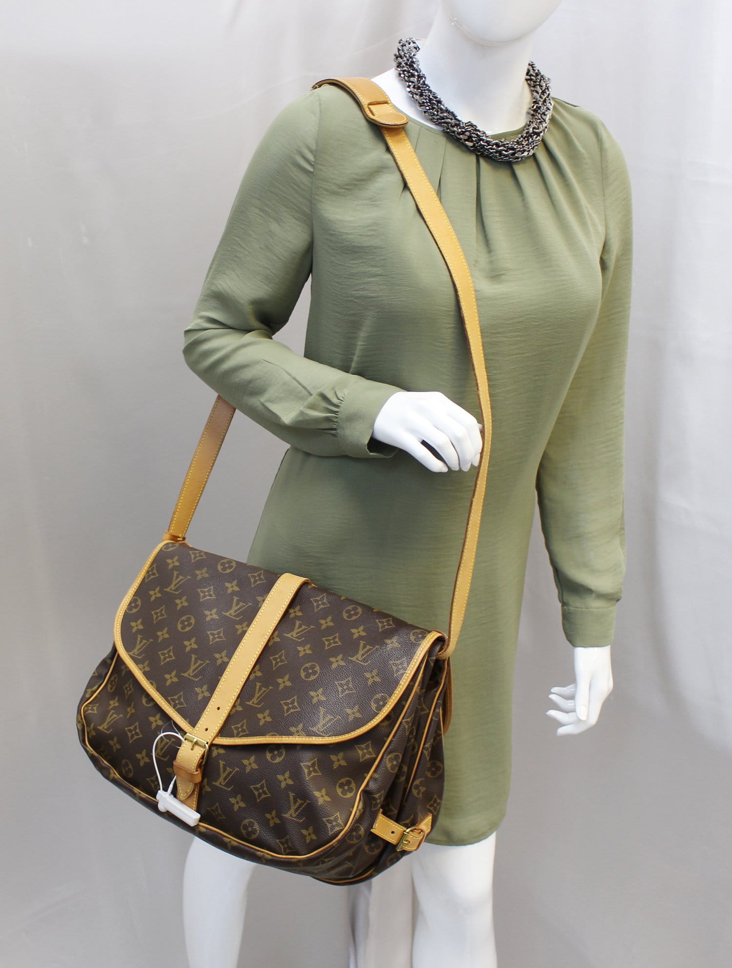 LOUIS VUITTON Monogram Canvas Saumur 30 Shoulder Bag