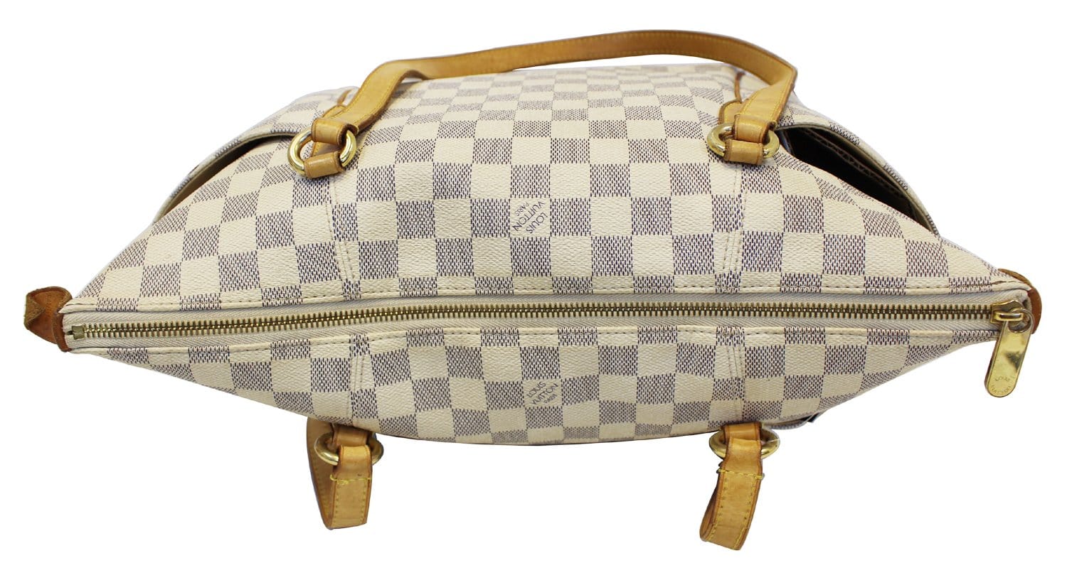 Louis Vuitton Totally MM Damier Azur Shoulder Handbag