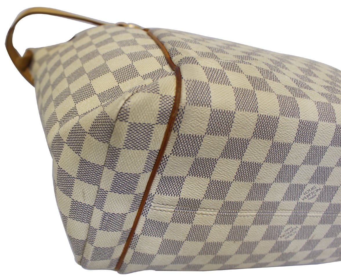 Louis Vuitton Totally MM Damier Azur Shoulder Handbag