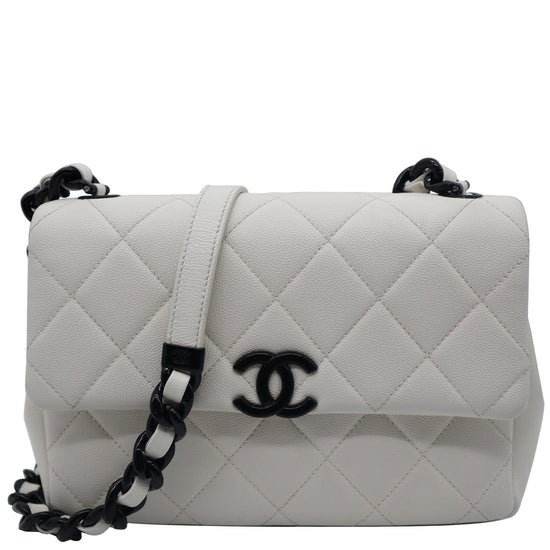 Chanel My Everything Flap Bag Quilted Caviar Small Blue 21197256