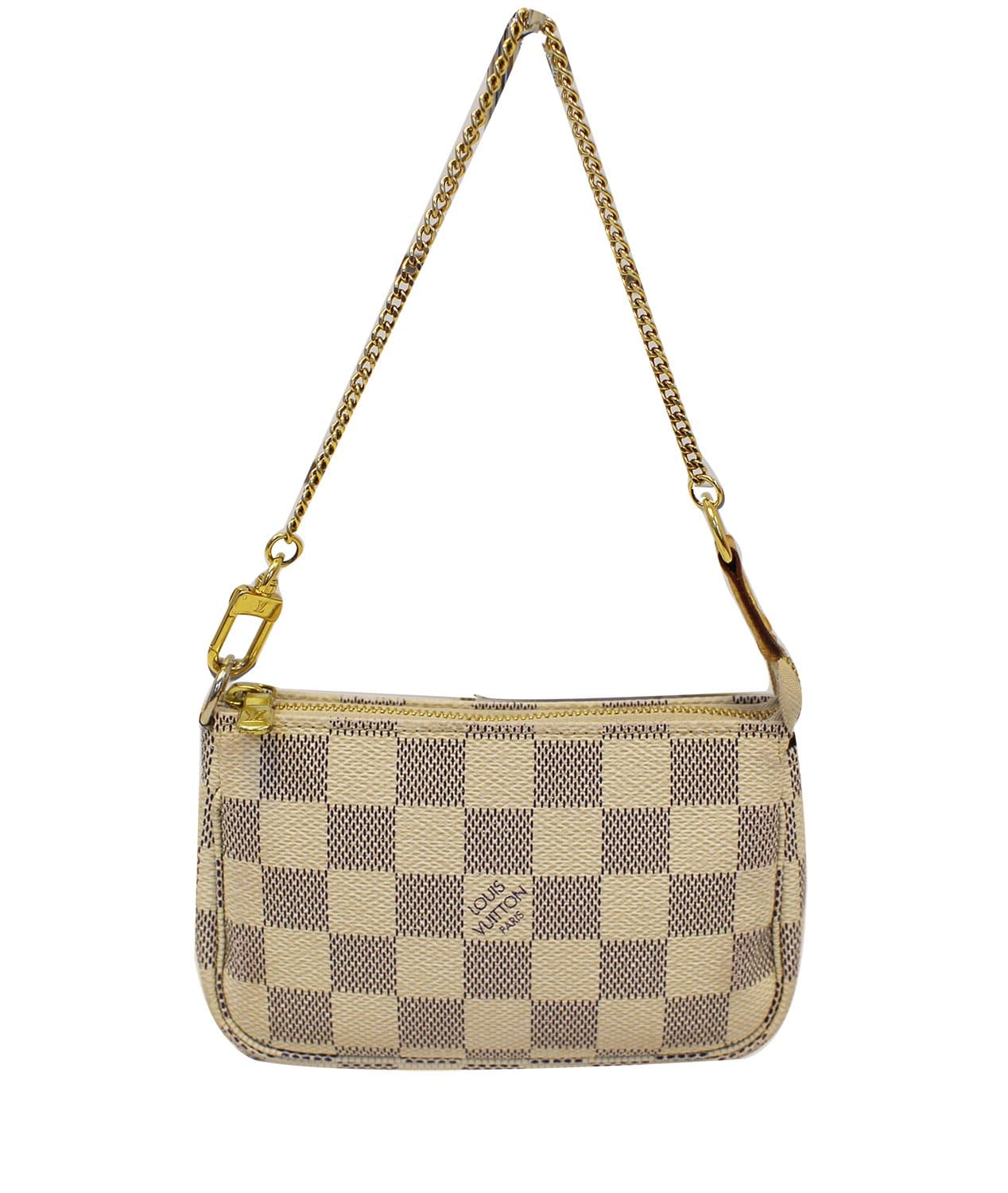 LOUIS VUITTON Damier Azur Mini Pochette Accessoires Pouch