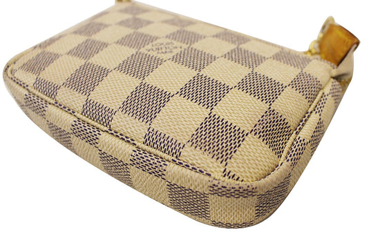 LOUIS VUITTON Damier Azur Mini Pochette Accessories 1282158