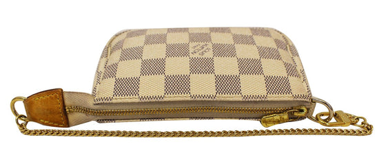 LOUIS VUITTON Damier Azur Mini Pochette Accessories 1212305