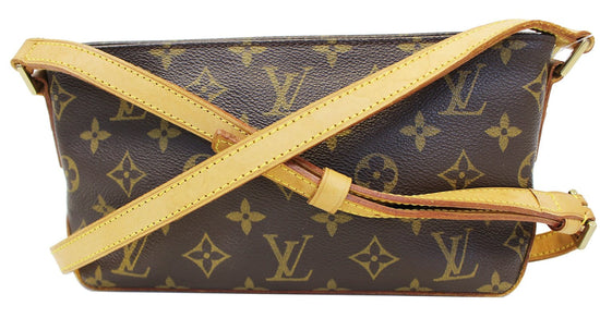 Shop for Louis Vuitton Monogram Canvas Leather Trotteur Crossbody Bag -  Shipped from USA