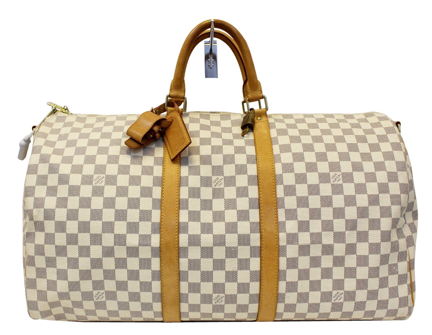 Keepall Bandoulière 55 Damier Azur Canvas - Women - Personalization