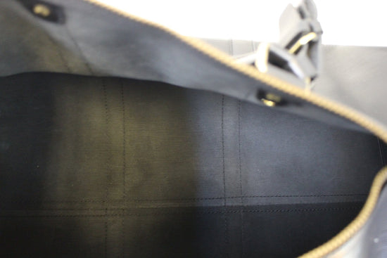 LOUIS VUITTON Boston bag M52183 Keepall Bandriere 50 leather Black Bla –