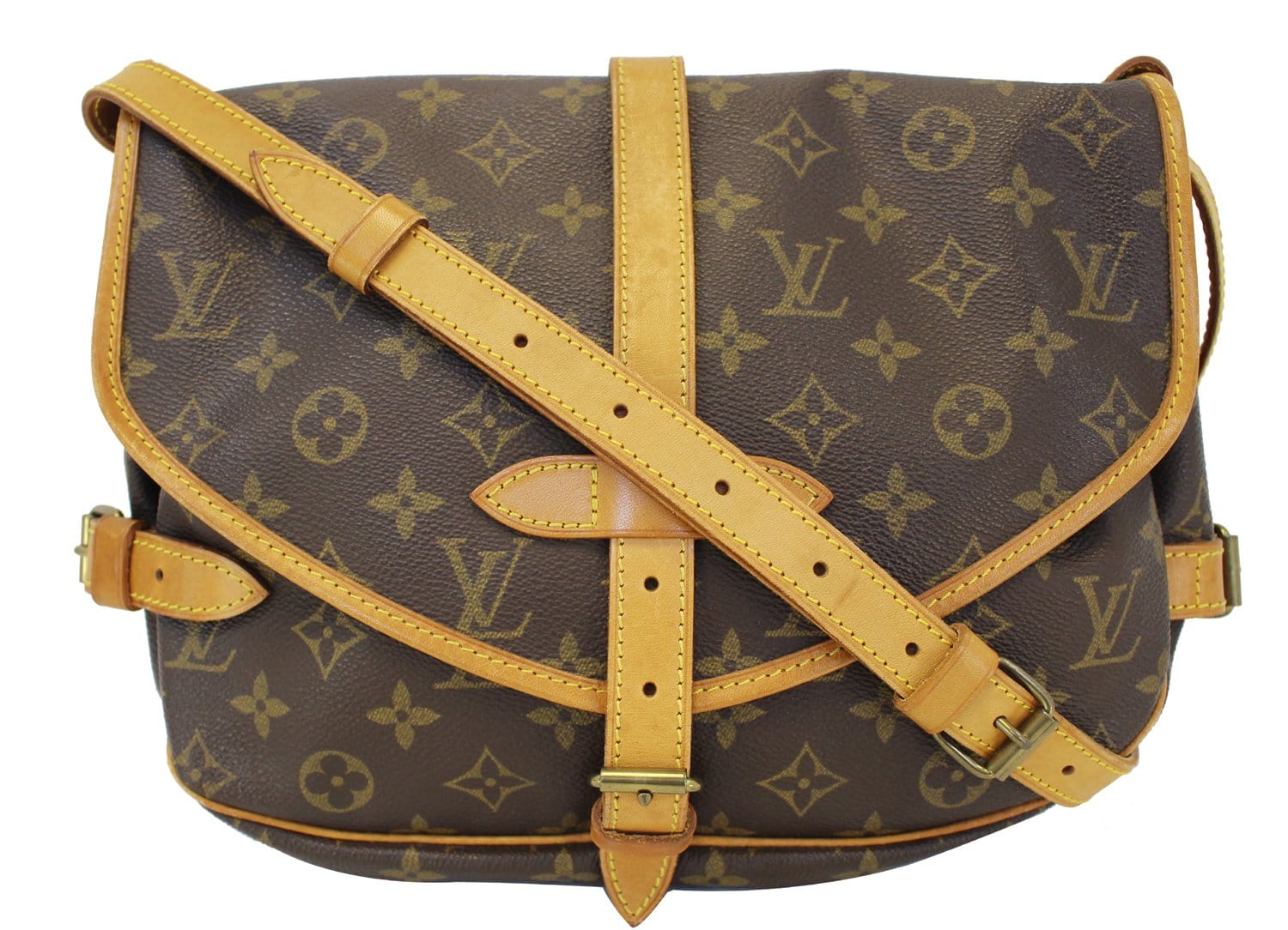 LOUIS VUITTON Monogram Saumur 30 Crossbody Bag