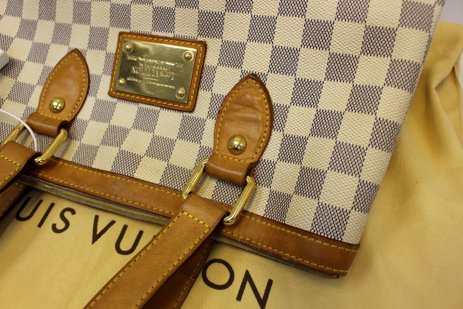 Louis Vuitton Damier Ebene Canvas Croisette Bag at 1stDibs