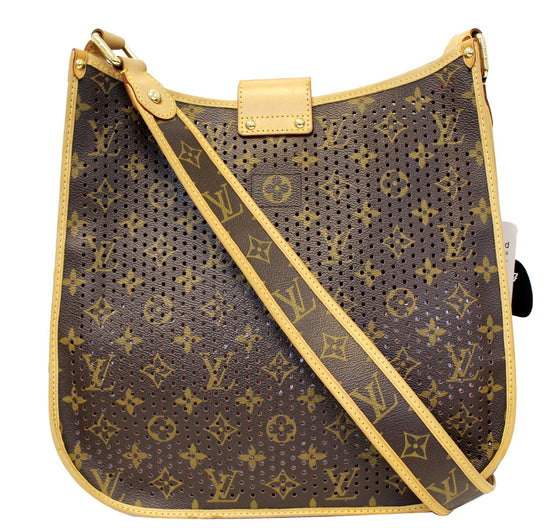 Vintage Louis Vuitton Monogram Perforated Fuchsia Shoulder Bag – Treasures  of NYC