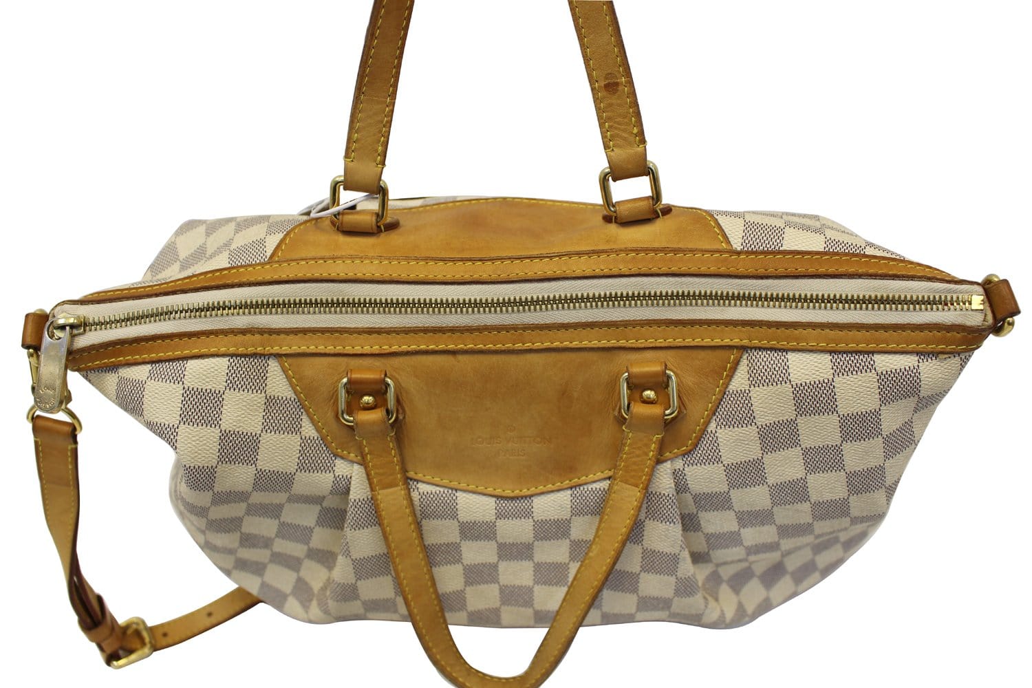 LOUIS VUITTON Damier Azur Siracusa GM Shoulder Handbag