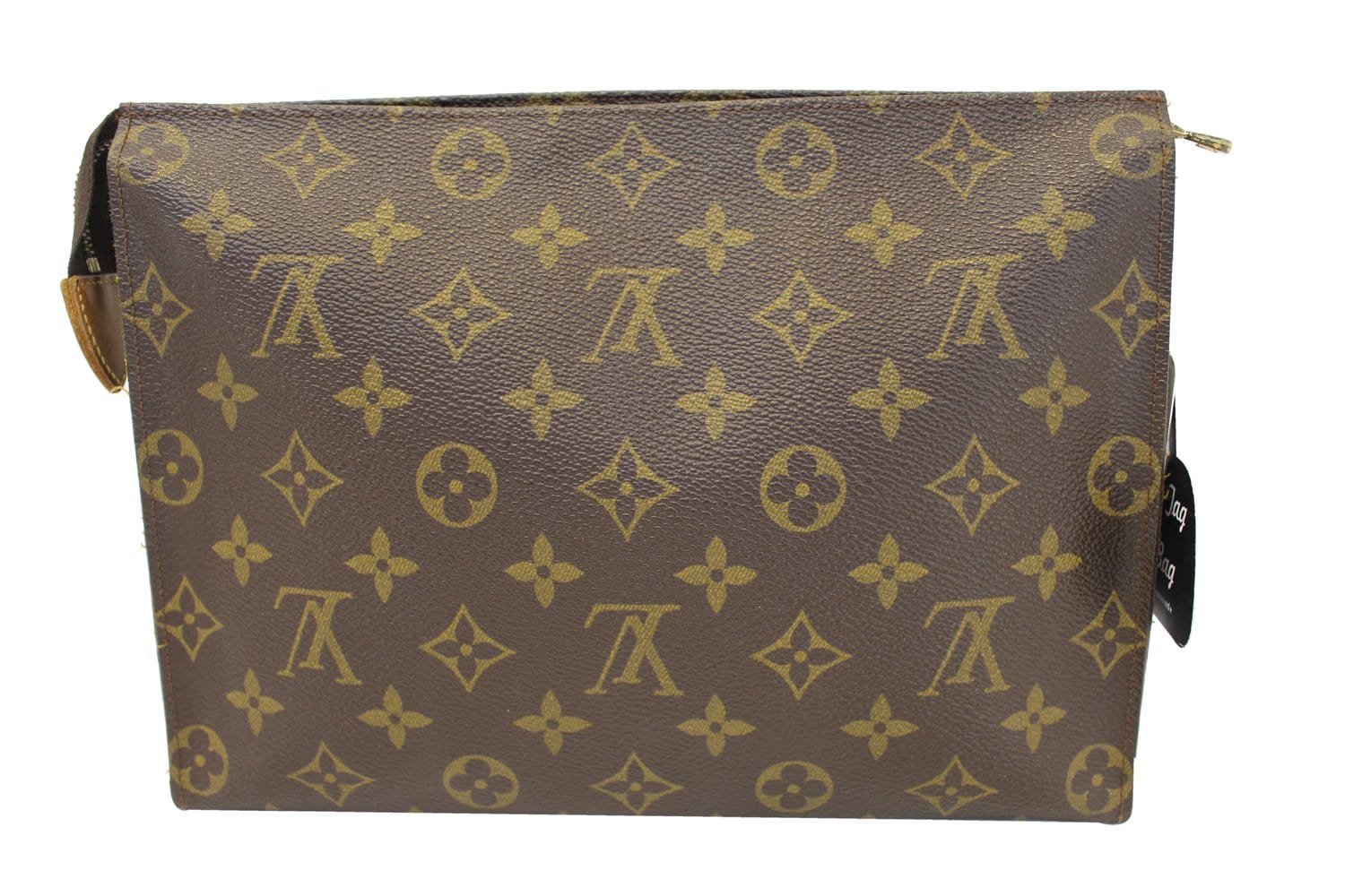 Authentic LOUIS VUITTON Monogram Canvas Poche Toilette 26 Pouch TT1619