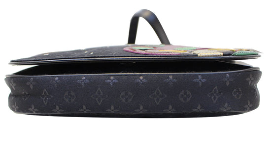 Louis Vuitton, a black monogram satin 'Conte de Fees Musette' patchwork  handbag, 2002. - Bukowskis
