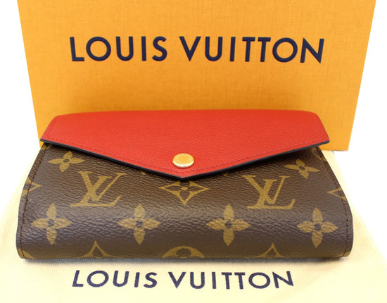 Louis Vuitton Monogram Compact Pallas Wallet with Red Cerise - A