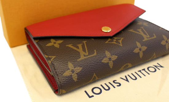 LOUIS VUITTON Monogram Pallas Compact Wallet Black 833852