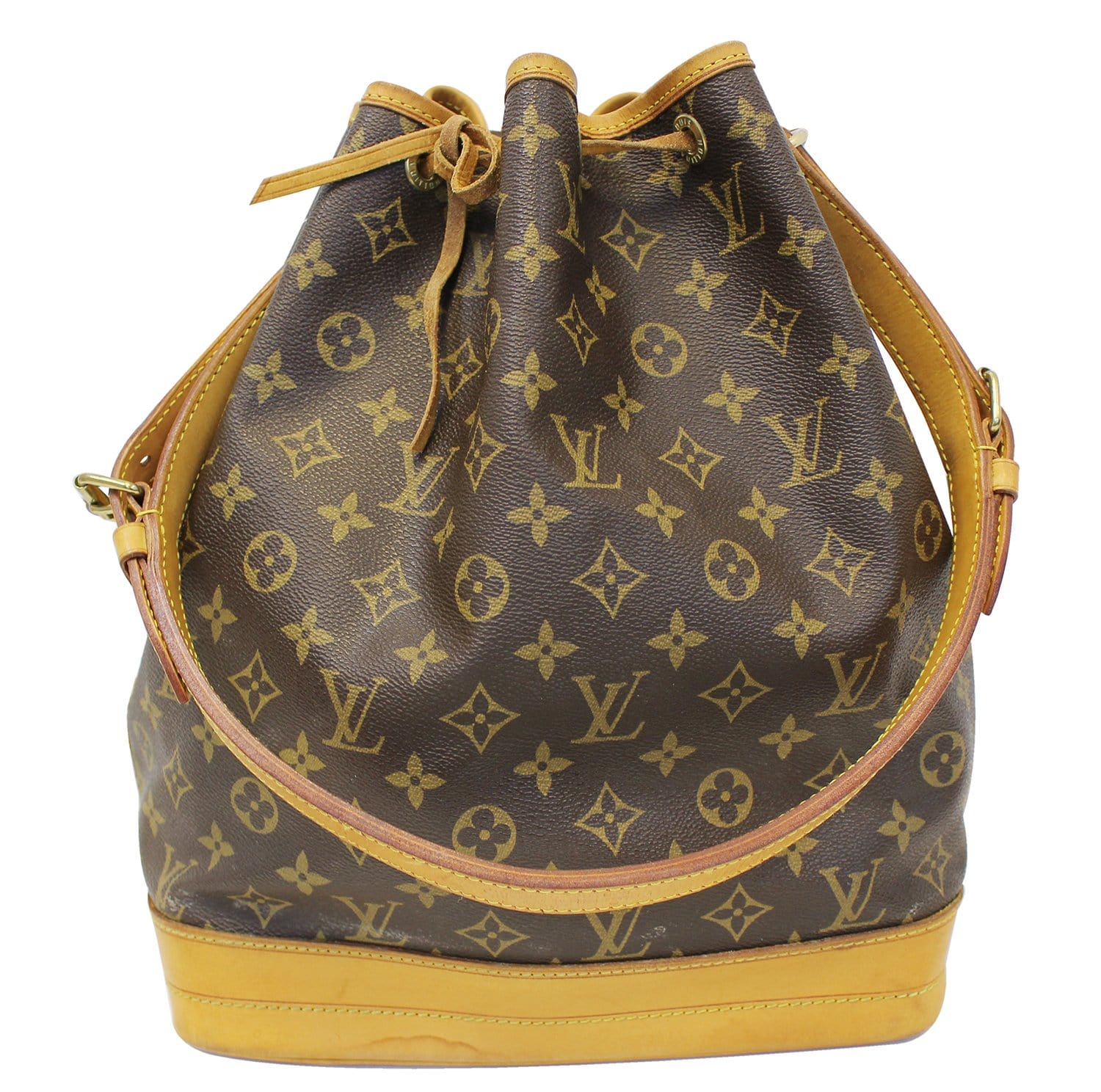 Louis Vuitton Noe Gm Bucket Bag Brown Monogram Canvas Auction