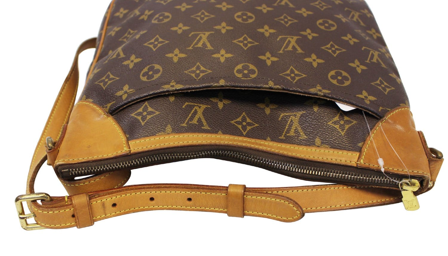 LOUIS VUITTON Monogram Canvas Brown Odeon MM Crossbody Bag