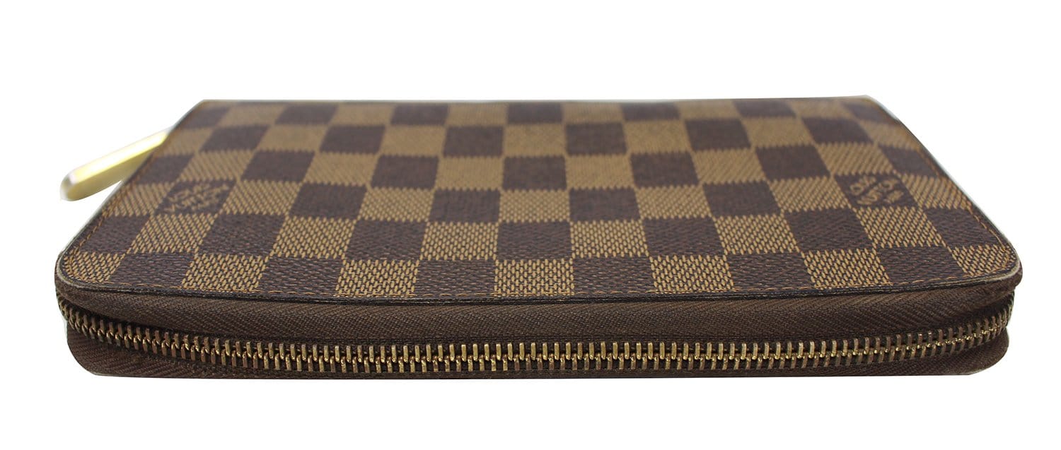 LOUIS VUITTON Damier Ebene Zippy Long Wallet