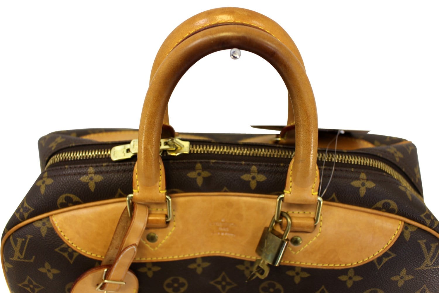 Authentic LOUIS VUITTON Monogram Evasion Brown Boston Travel Bag E3510