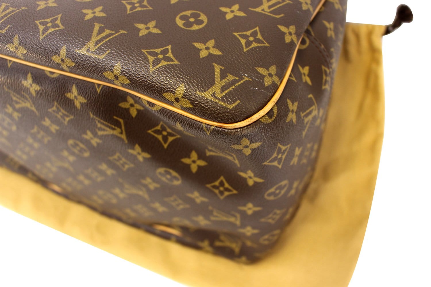 Authentic LOUIS VUITTON Monogram Evasion Brown Boston Travel Bag E3510