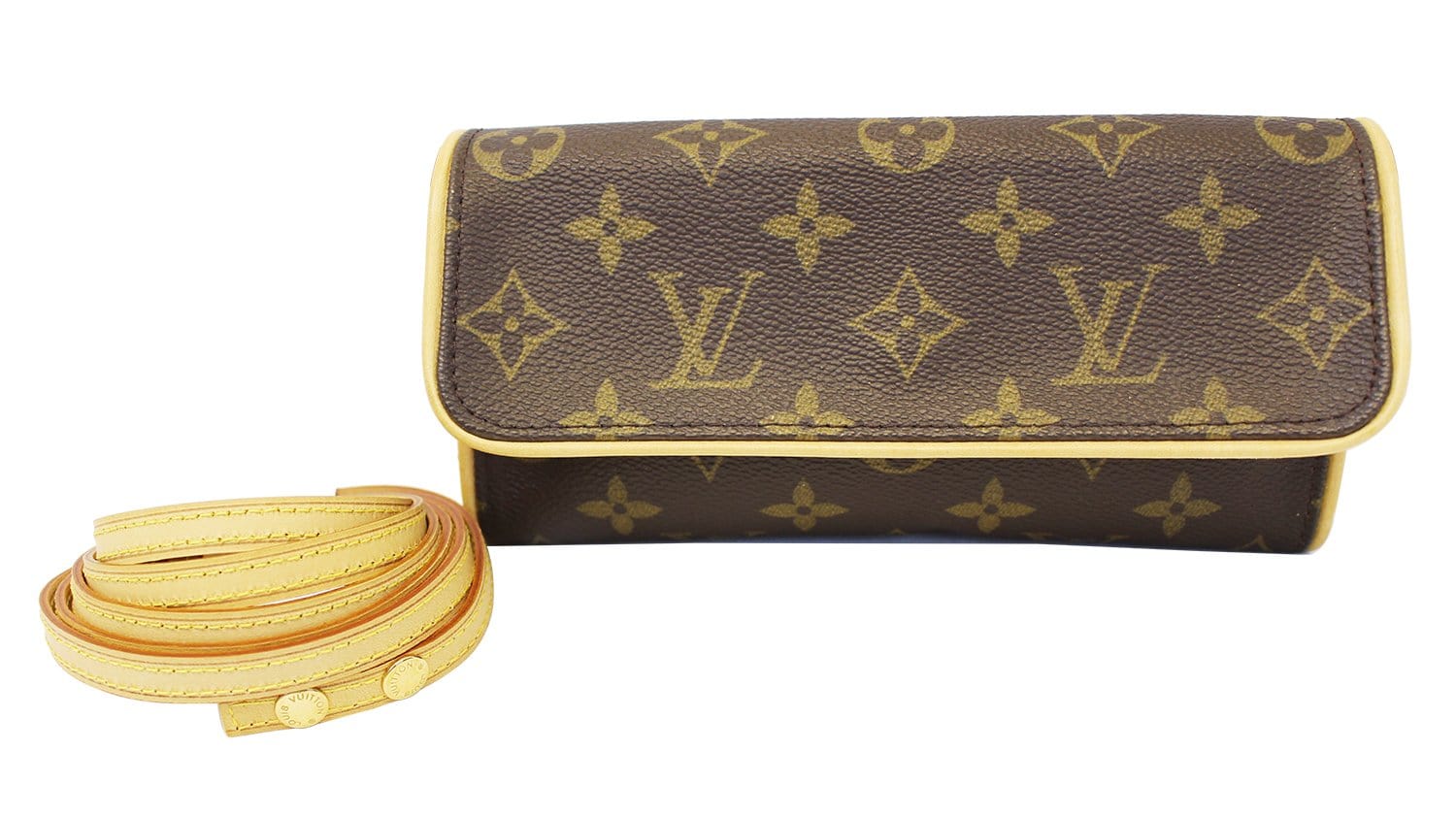 LOUIS VUITTON Monogram Canvas Pochette Twin PM Crossbody Bag