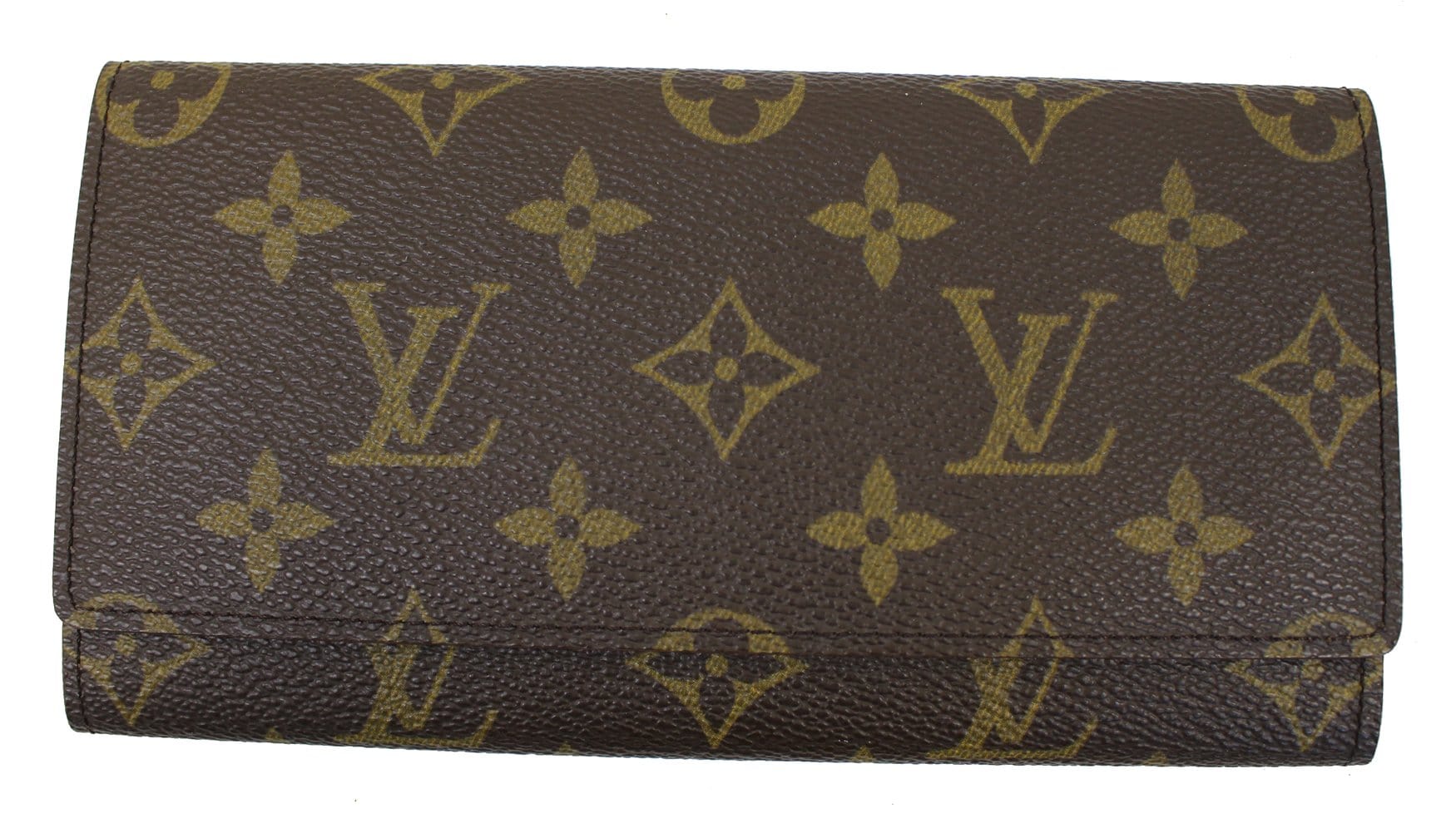 Pre-owned Louis Vuitton Card Holder Porte Cartes Double Monogram