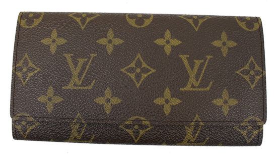 LOUIS VUITTON Credit Wallet Pre Loved Monogram Canvas Porte Yen 3 Cart