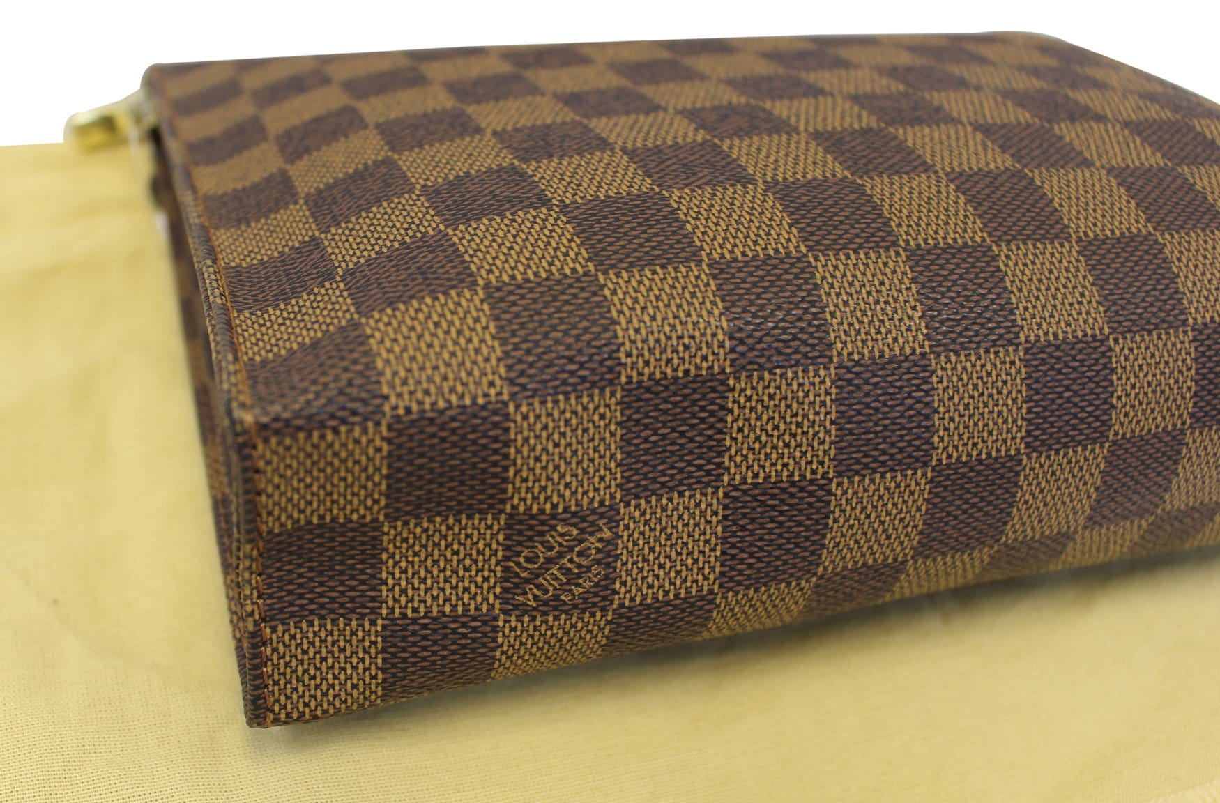 LOUIS VUITTON Damier Ebene Poche Toilette 25 Cosmetic Pouch