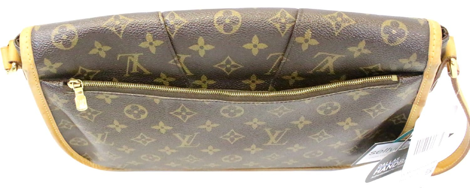 LOUIS VUITTON Monogram Canvas Menilmontant MM Crossbody Bag