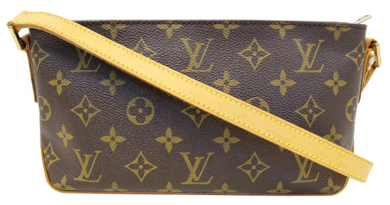 Authentic Louis Vuitton Monogram Trotteur Shoulder Bag Crossbody #16155