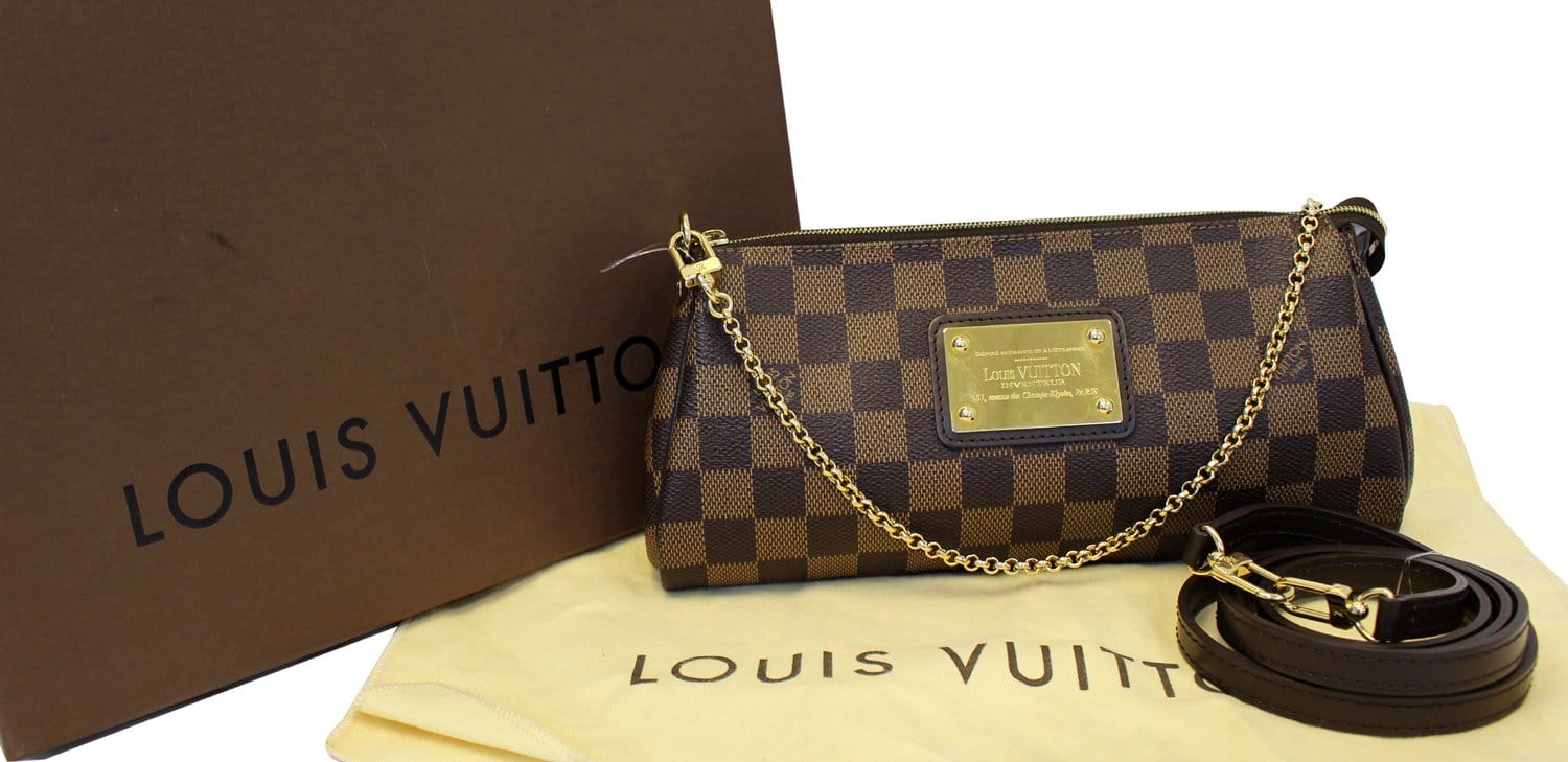 Louis Vuitton Damier Ebene Pochette Eva Crossbody 860809