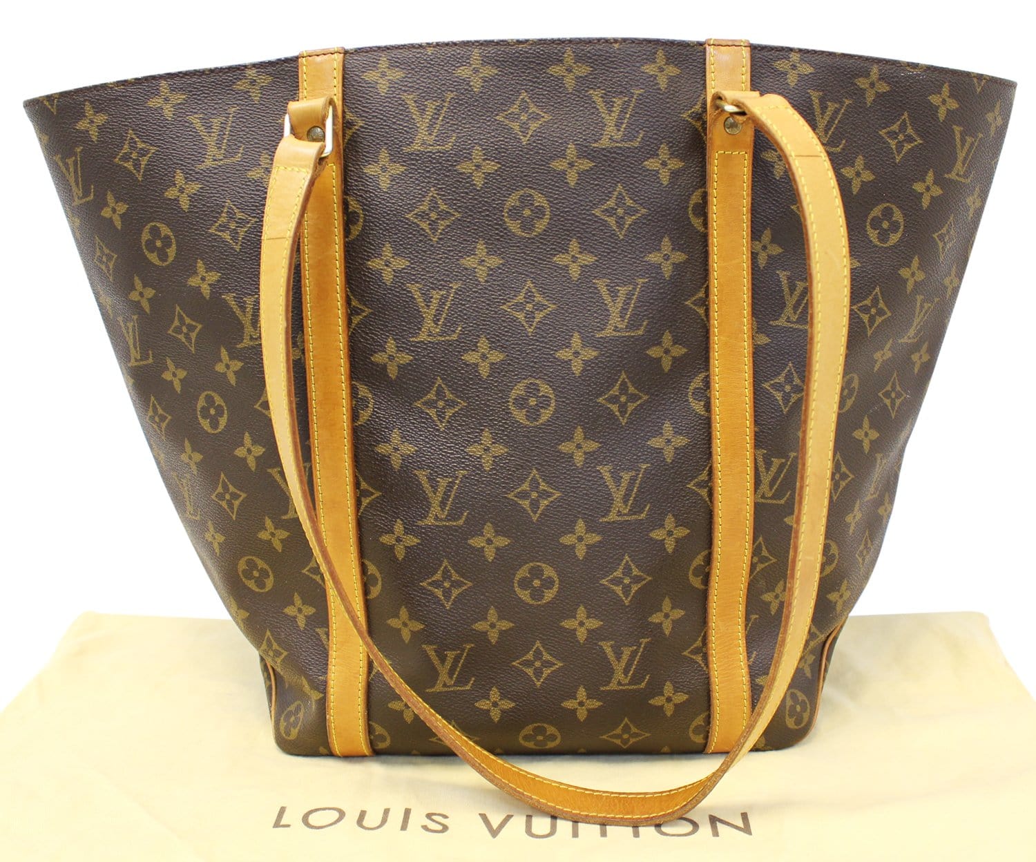 Louis Vuitton Handbag Sac Shopping Monogram Canvas Tote Bag W