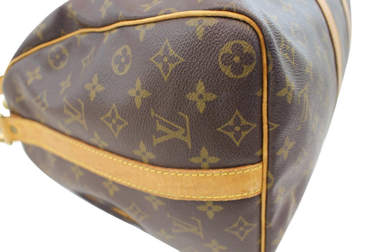 RDC13521 Authentic LOUIS VUITTON LV Monogram Canvas Keepall Bandouliere 45  cm