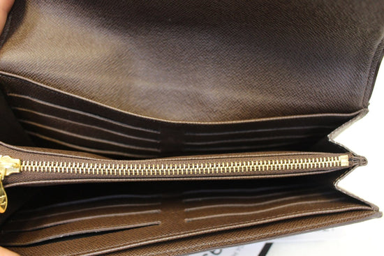 Authentic Louis Vuitton Damier Portefeuille Sistina Purse Wallet 