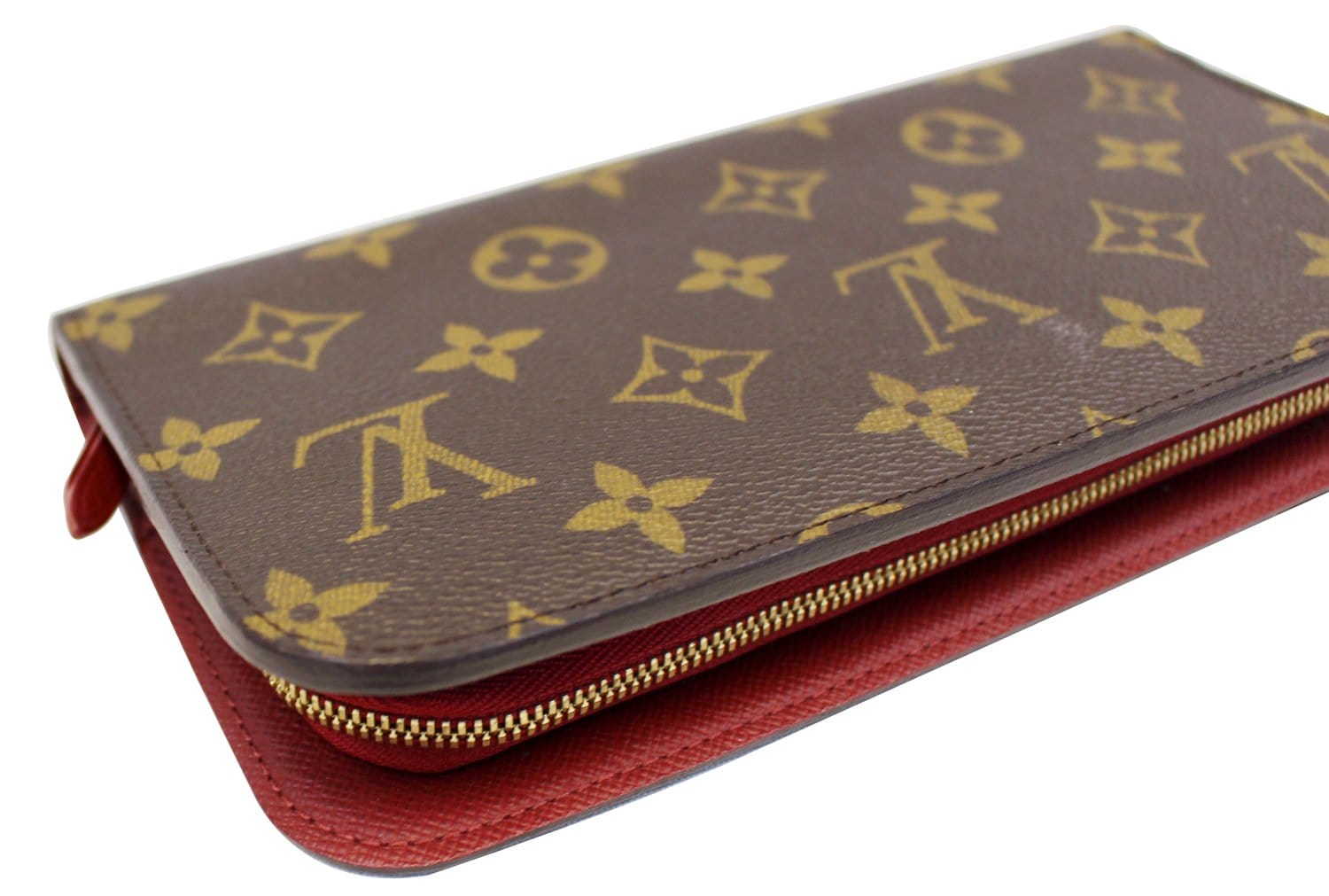 LOUIS VUITTON Monogram Insolite Red Wallet E4207