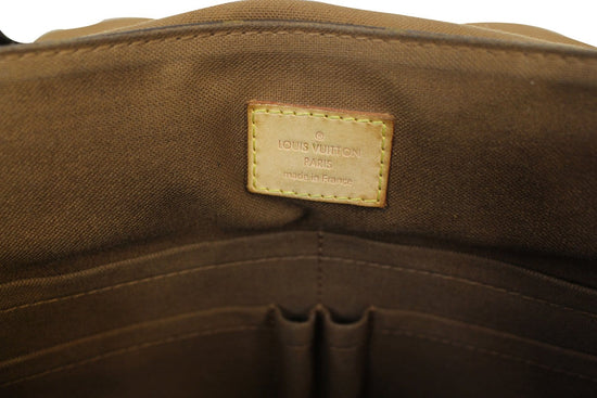 Louis Vuitton Beaubourg Messenger Bag Monogram Canvas Brown Leather  ref.562755 - Joli Closet