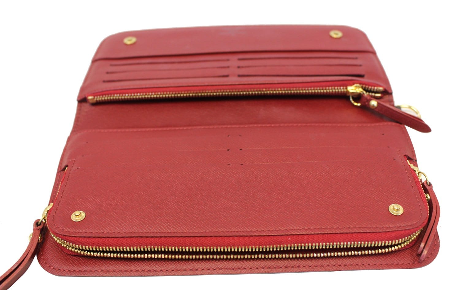 LOUIS VUITTON Monogram Insolite Red Wallet E4207 | Dallas ...