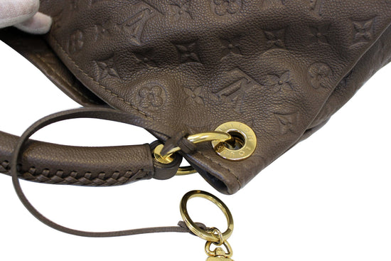Louis Vuitton Artsy MM Monogram Empreinte Leather Ombre Taupe