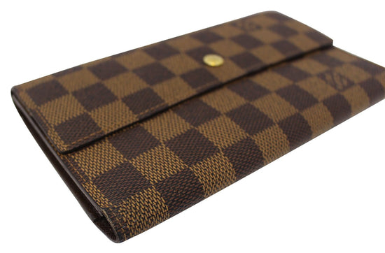 Date Code & Stamp] Louis Vuitton Damier Ebene Vintage Sarah Long