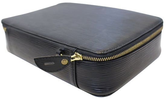 Louis Vuitton Black Epi Leather Monte-Carlo Travel Jewelry Case