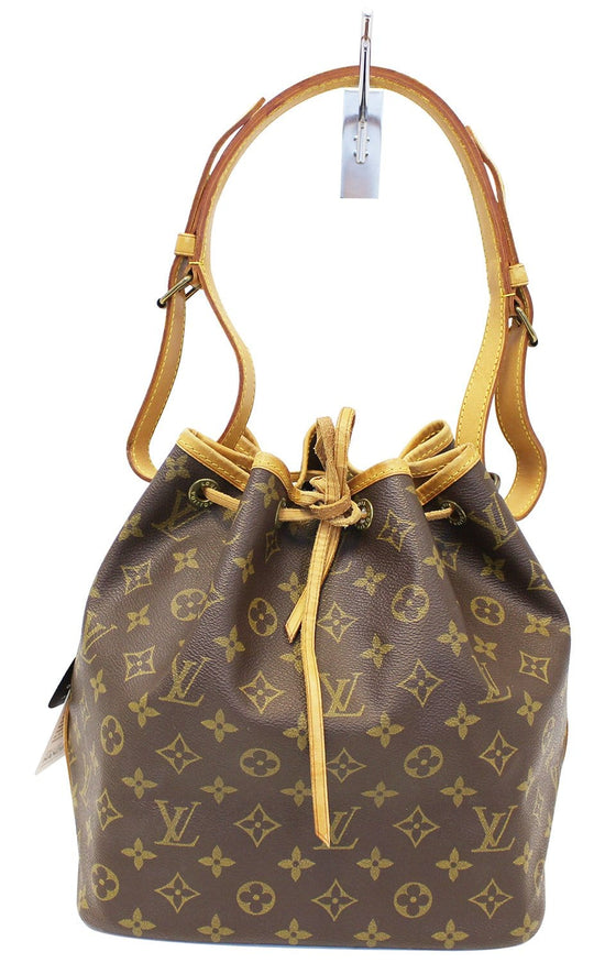 LOUIS VUITTON Shoulder Bag M42226 Petit Noe Monogram canvas Brown Wome –