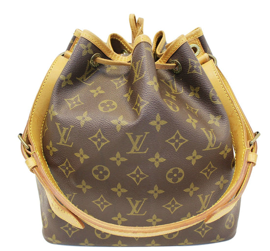 LOUIS VUITTON Shoulder Bag M42226 Petit Noe Monogram canvas Brown Wome –