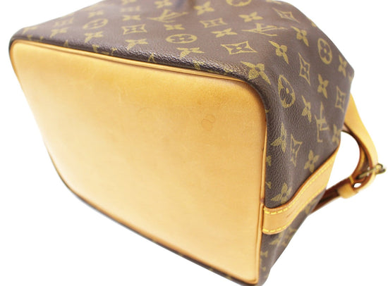 Louis Vuitton Brown, Pattern Print Monogram Petit Noé