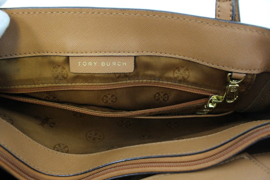 TORY BURCH York Black Leather Tote Small Bag