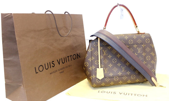 Louis Vuitton Cluny Mm Brown Monogram Canvas Shoulder Bag Leather  ref.641629 - Joli Closet