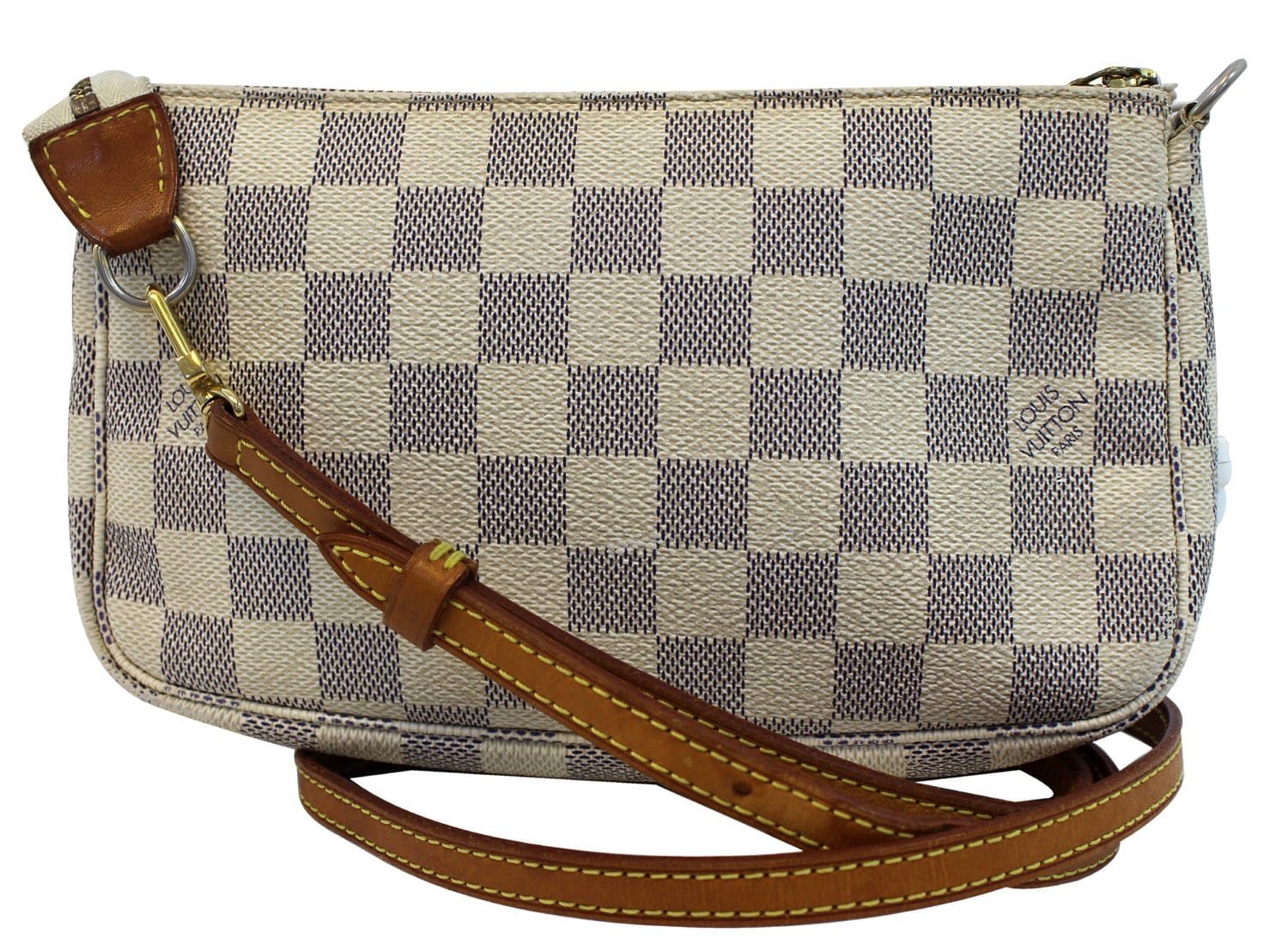 3 Ways Pochette Accessoires Damier Azur Giraffe - Vintage Handbag