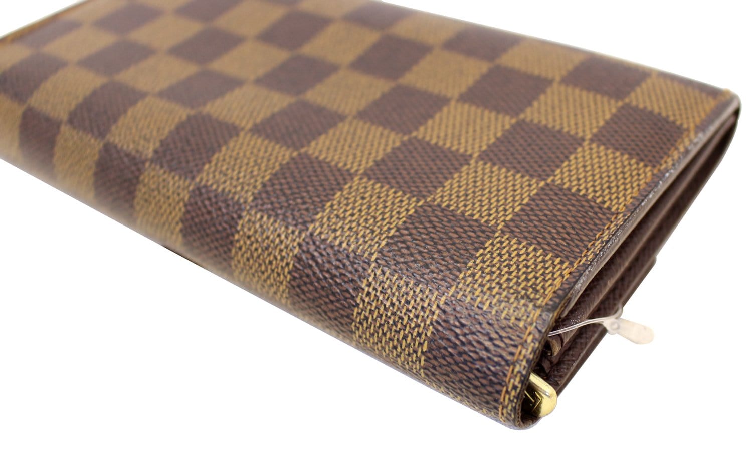 Authentic Louis Vuitton Damier Ebene Canvas Portefeuile Sarah