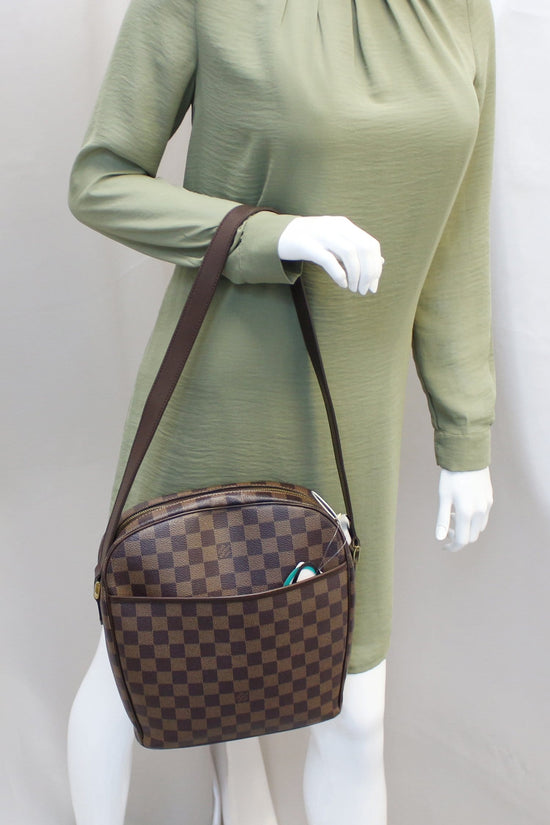 Louis Vuitton Damier Ebene Ipanema GM Shoulder Bag