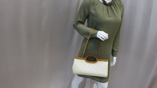 Louis Vuitton Vernis Enamel Leather 2way Bag Yellow Roxbury Drive